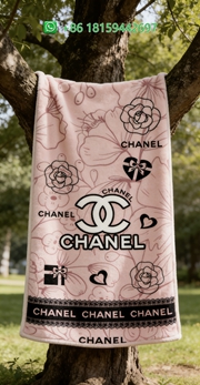 Chanel Throw Blankets